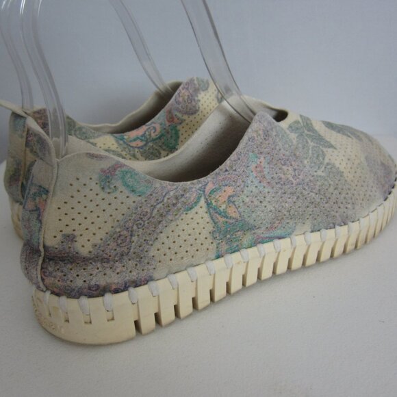 Ilse Jacobsen Womens 8.5 - 9 Shoes Sage Green Floral Tulip 139 Slip On Floral 39 - Picture 3 of 15